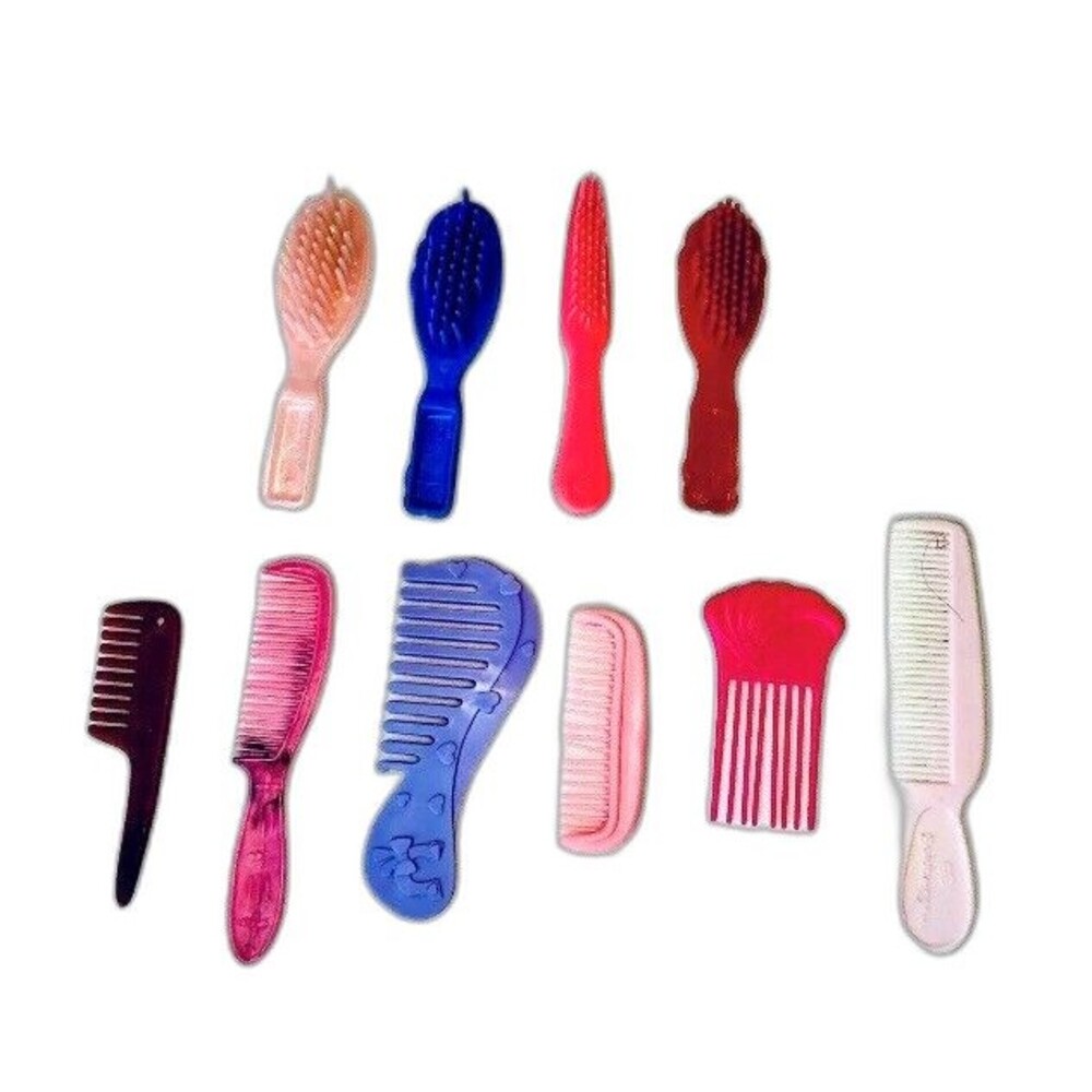 VTG Barbie Doll Combs & Brushes 80s 90s Hair Accessories Lot of 10